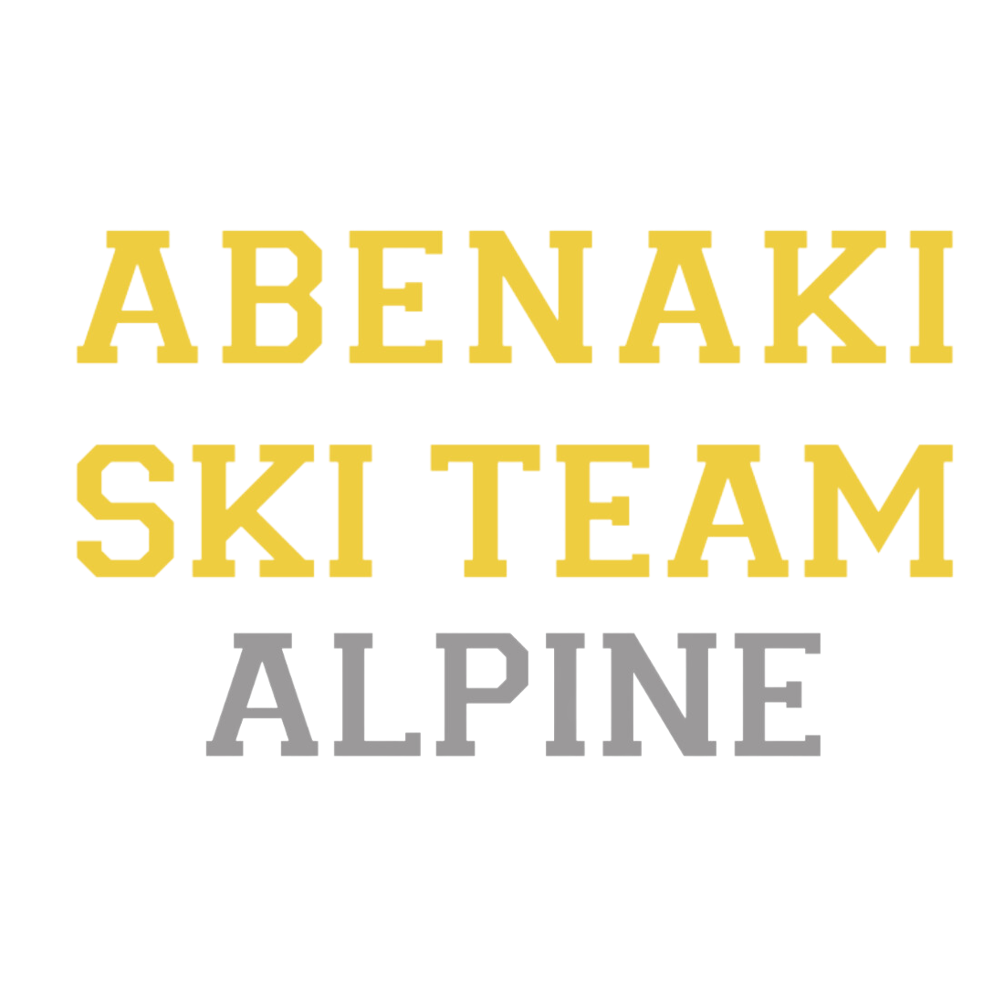 Abenaki Alpine Ski Team