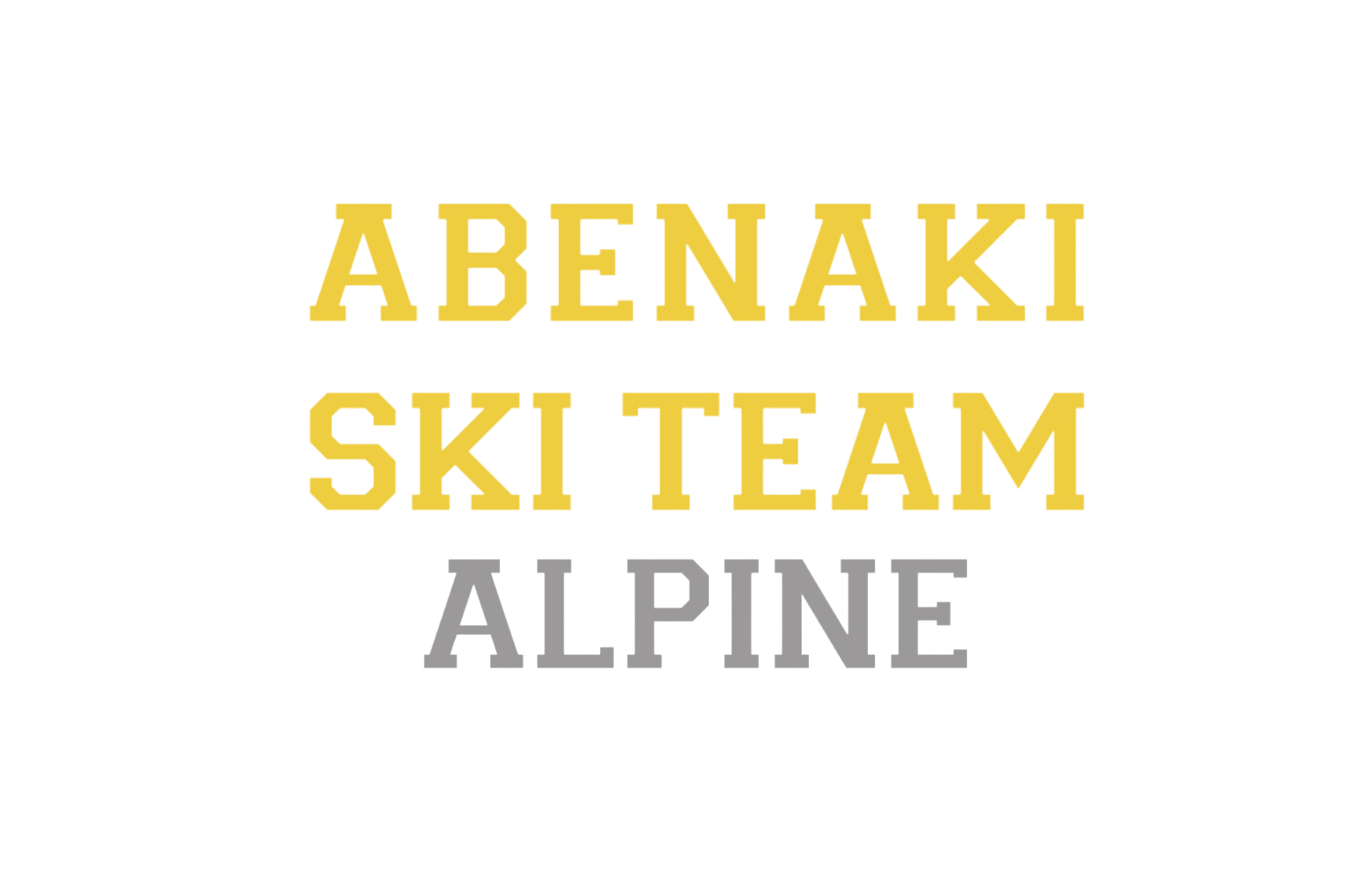 Abenaki Alpine Ski Team