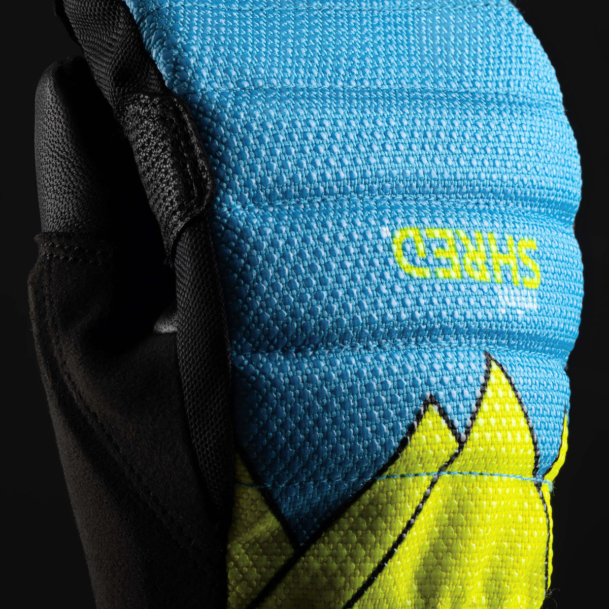 SHRED Mini Protective Mittens Mini Aqua palm view