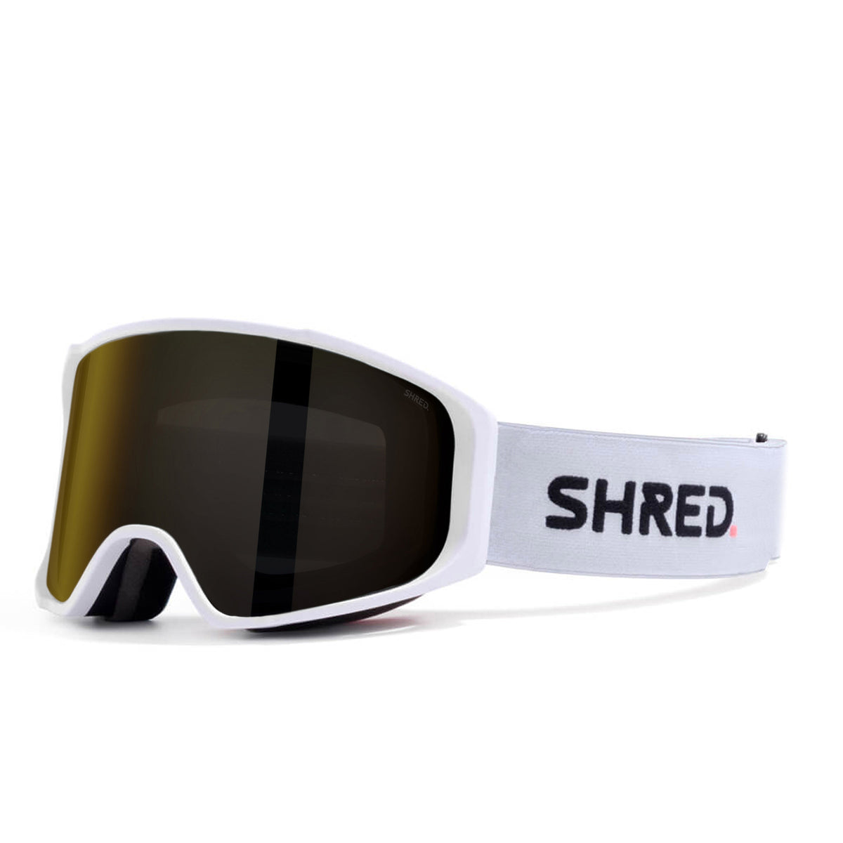 SHRED Simplify goggles in Pure White with CBL 2.0 GLACIER lens