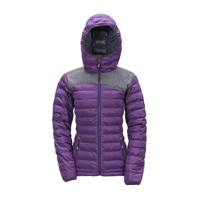 sync-performance-majestic-purple-women's-stretch-puffy-jacket