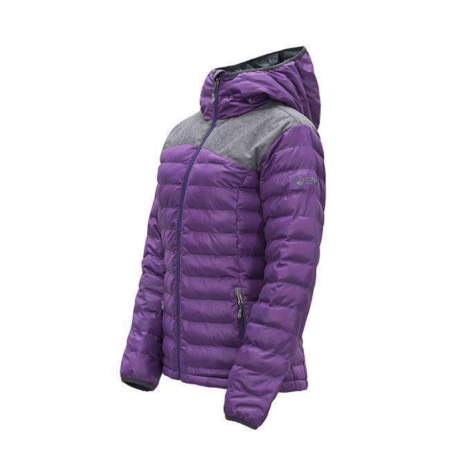 sync-performance-majestic-purple-women's-stretch-puffy-jacket