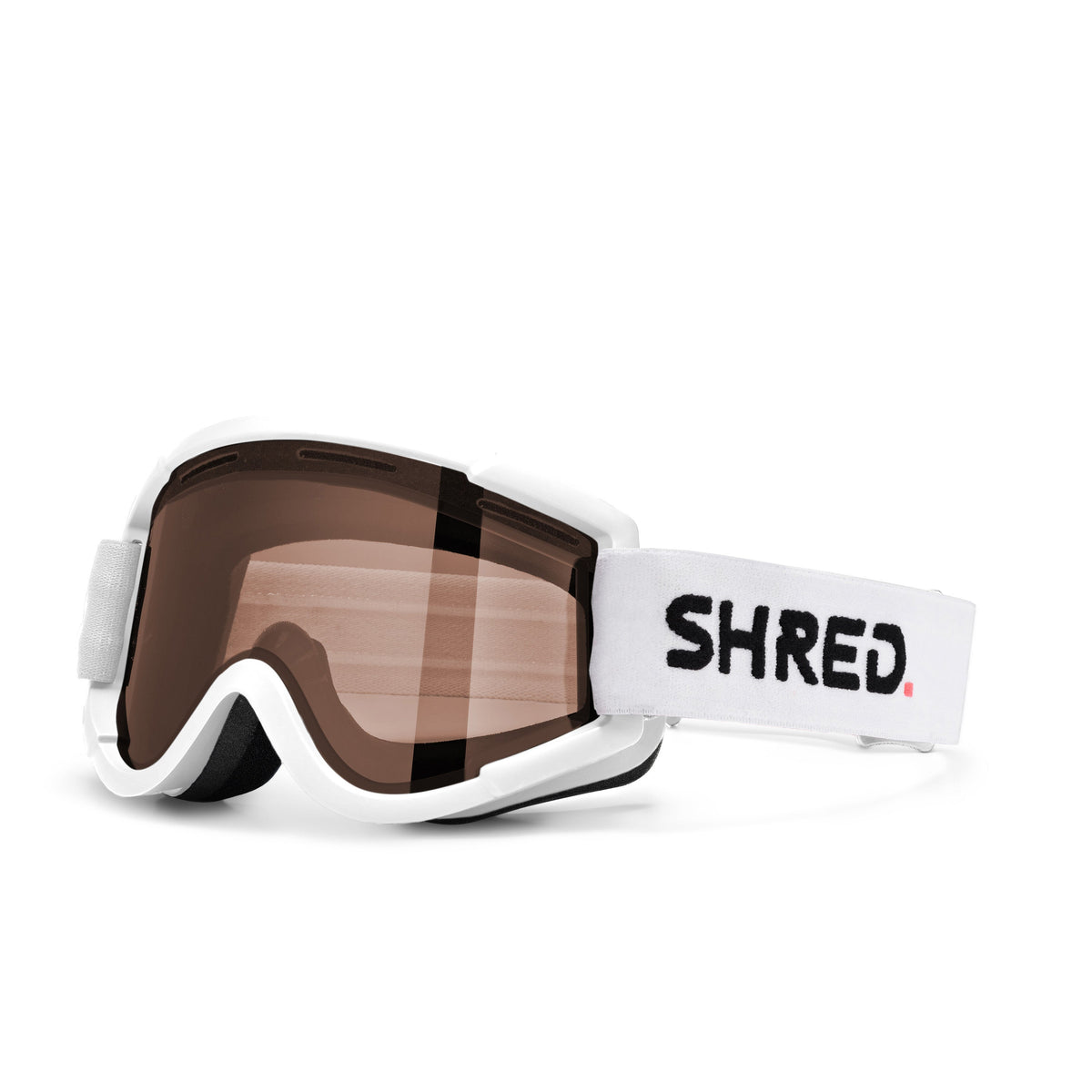 SHRED Nastify Pure White Caramel goggles