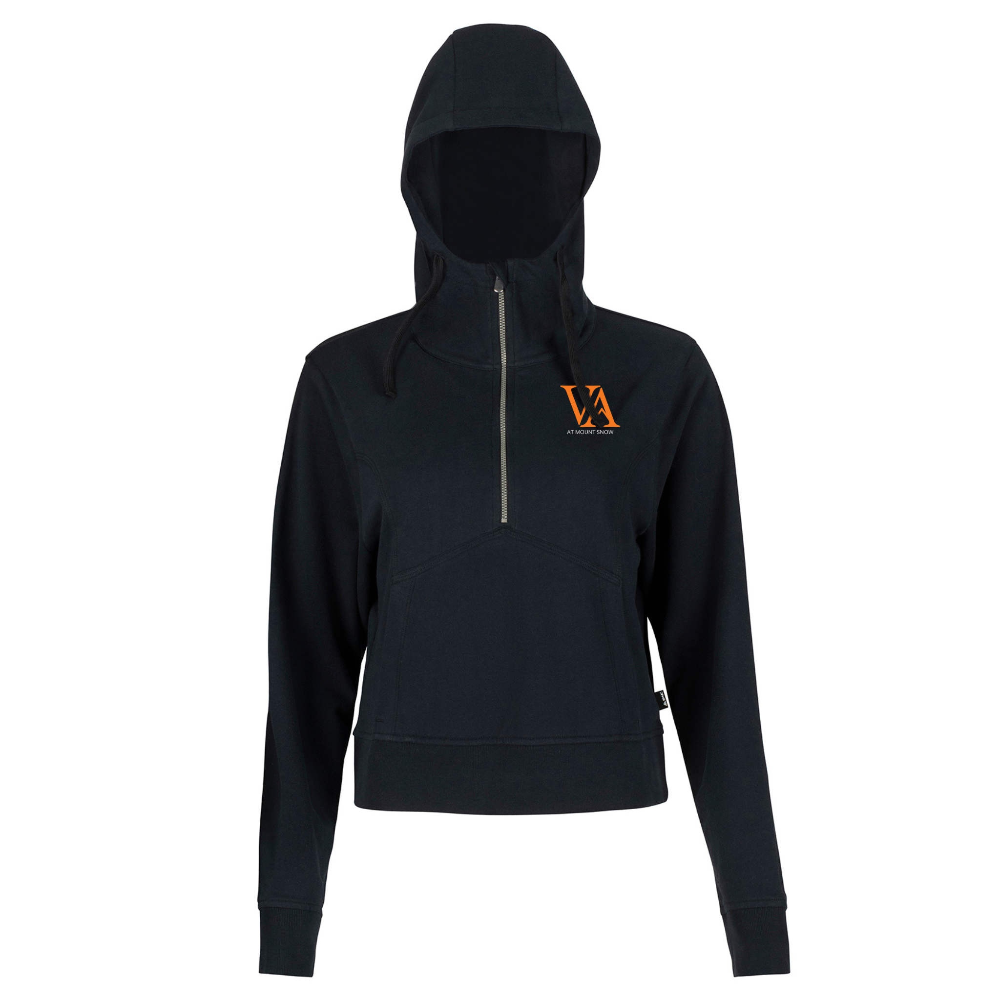 [WV PROJECT]★MOLD HOOD ZIPUP SFMOMA Vintage Black Turret Zip Hooded Sweatshirt - SFMOMA
