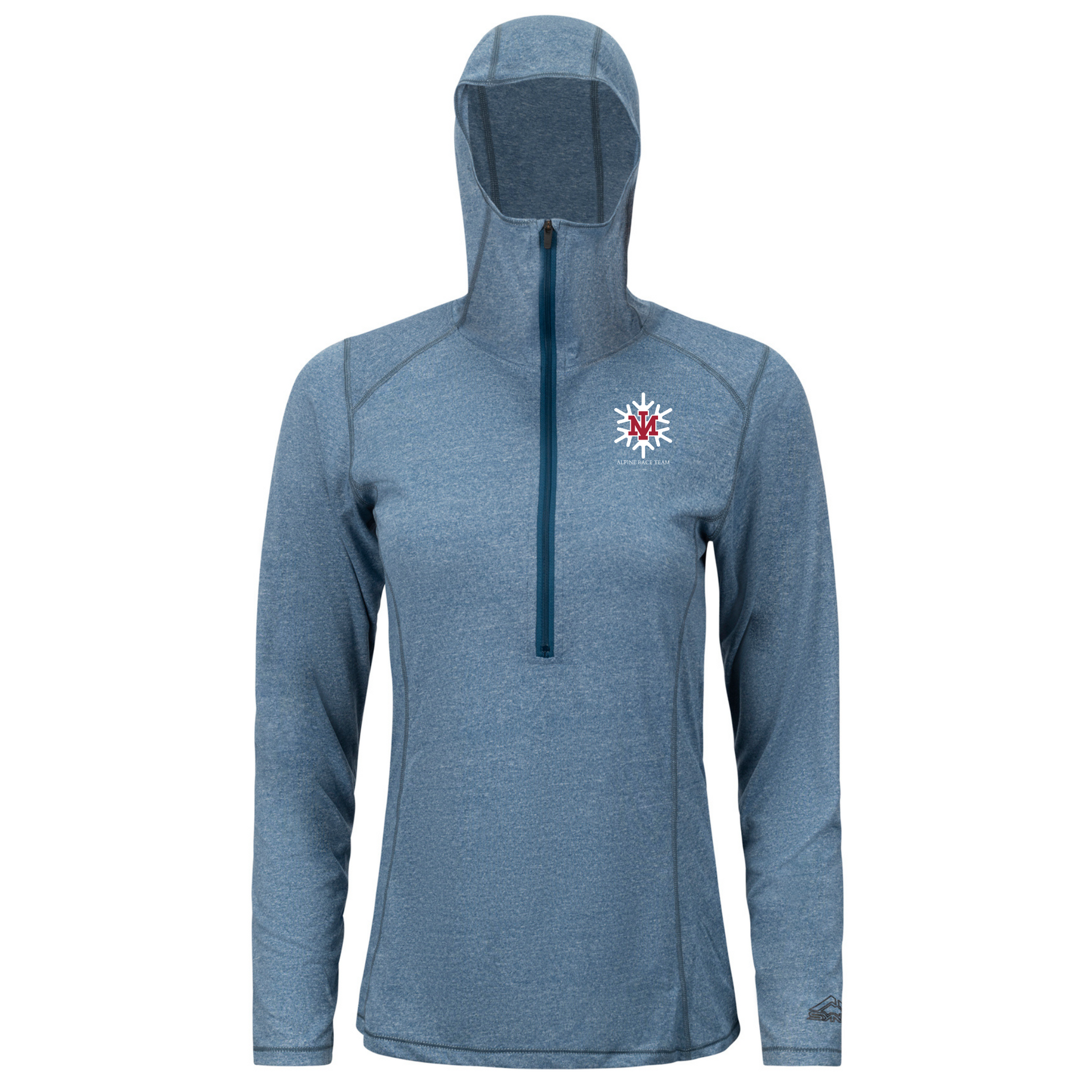 Women's Deluge 1/2 Zip Hoodie Indian Mountain – Custom SYNC