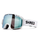 SHRED Amazify goggles in Pure White with CBL 2.0 ICE lens