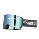 SHRED Gratify goggles in Shades of Grey with CBL 2.0 ICE lens