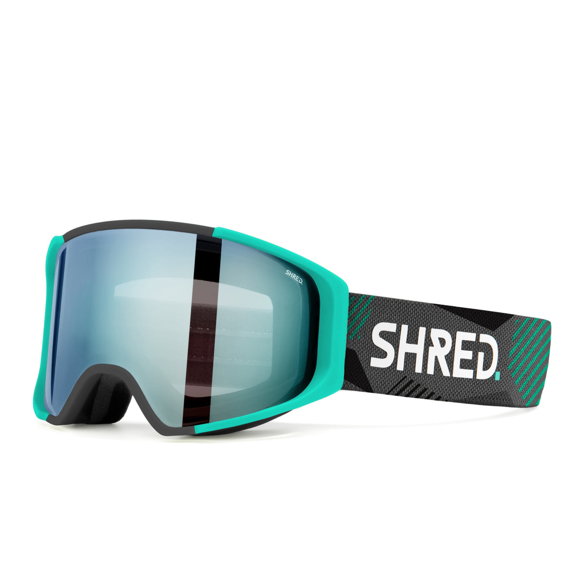 SHRED Simplify goggles in Fog Flash with CBL 2.0 ICE lens