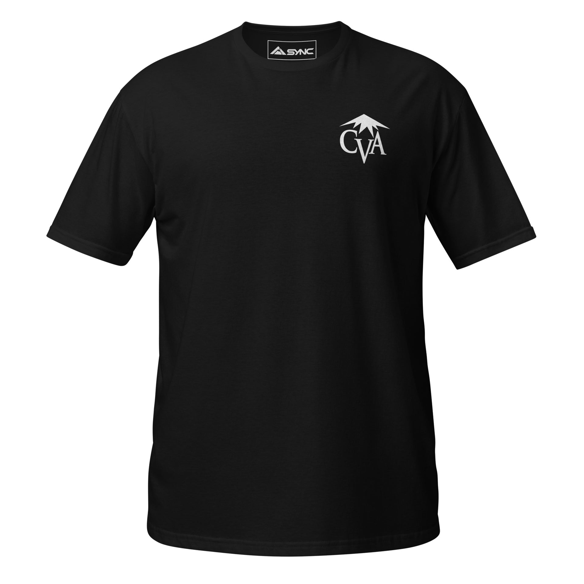 Adult Cotton T-Shirt CVA (Left Chest Logo) – Custom SYNC Performance