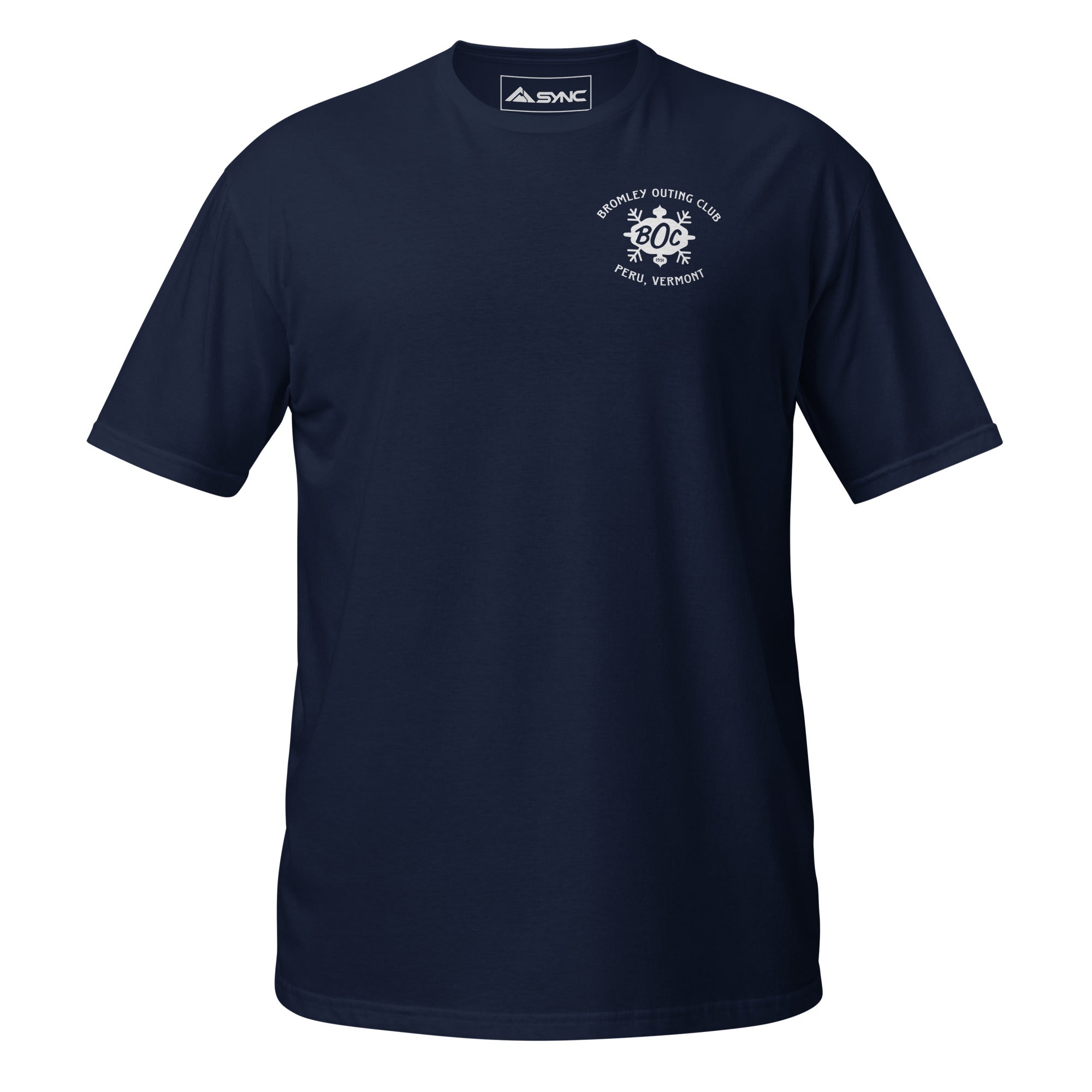 Adult Cotton T-Shirt - Bromley Outing Club (Left Chest Logo)