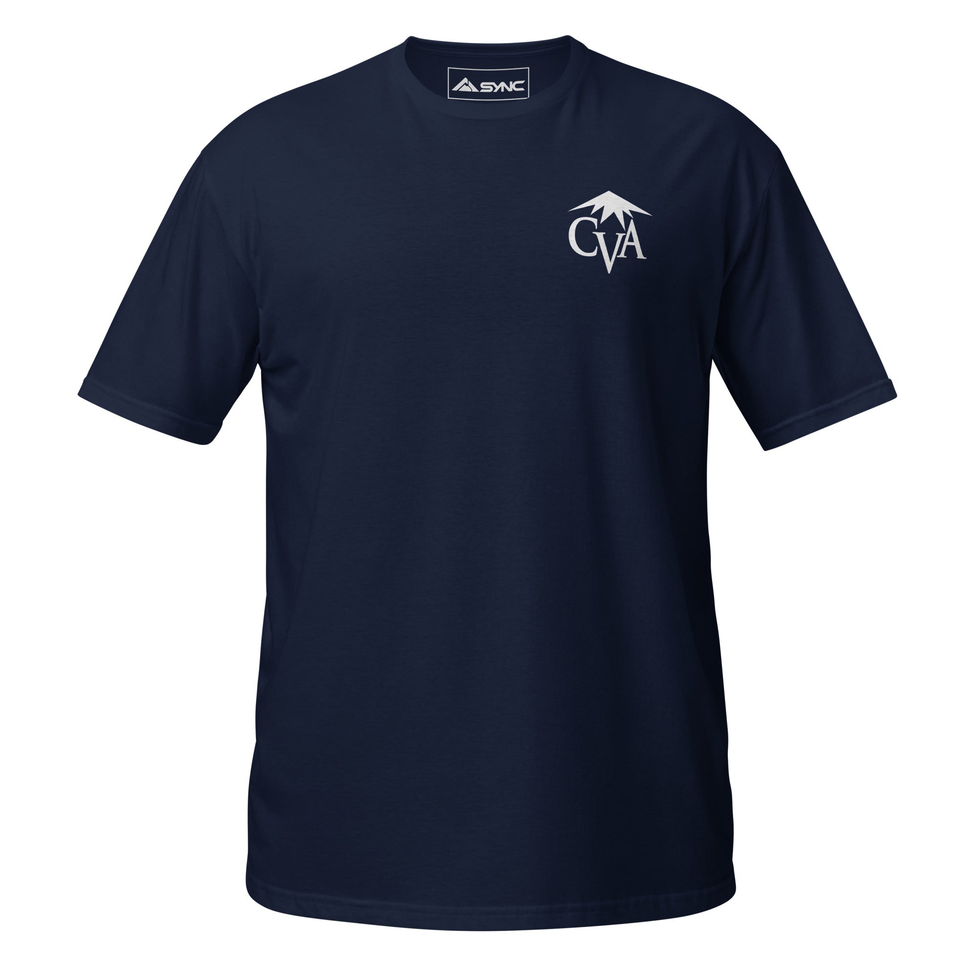 Adult Cotton T-Shirt - CVA (Left Chest Logo) – Custom SYNC