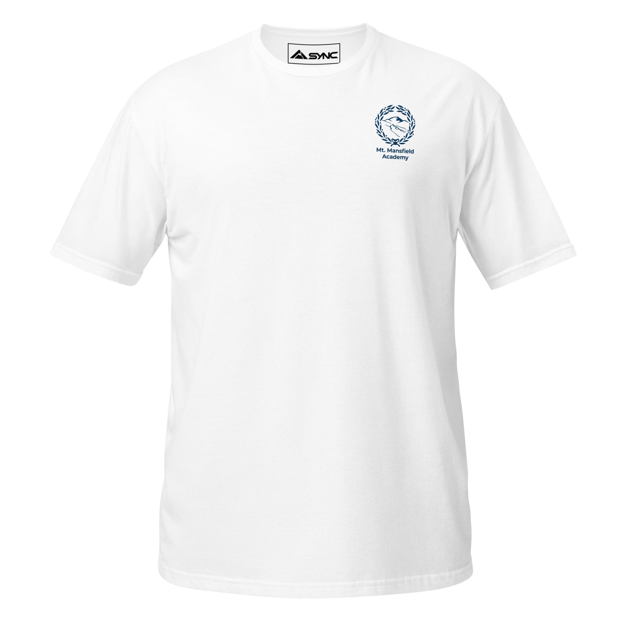 Adult Cotton T-Shirt - Mt. Mansfield Academy (Left Chest Logo)