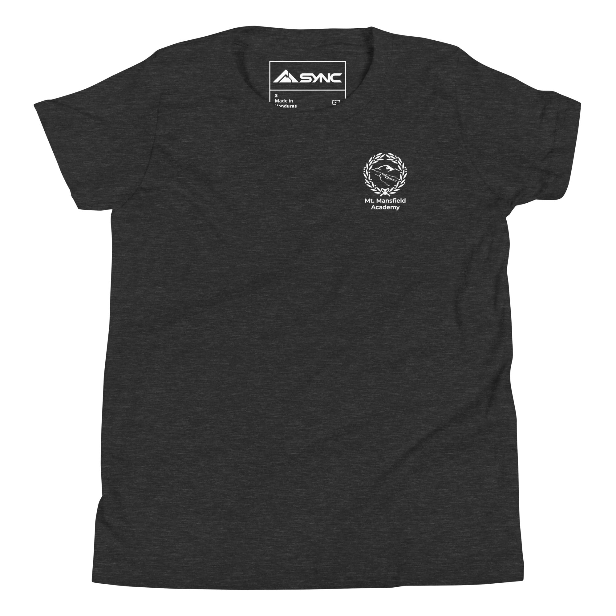 Junior Cotton T-Shirt - Mt. Mansfield Academy (Left Chest Logo)